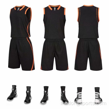 Jersey de basket-ball porte un ensemble d&#39;uniformes de basket-ball sèche rapide